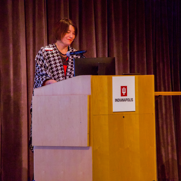 Christina Downey speaking 